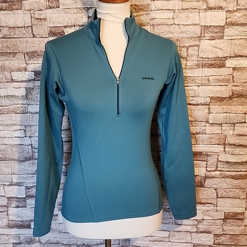 Patagonia Blue Quarter-Zip Sweatshirt